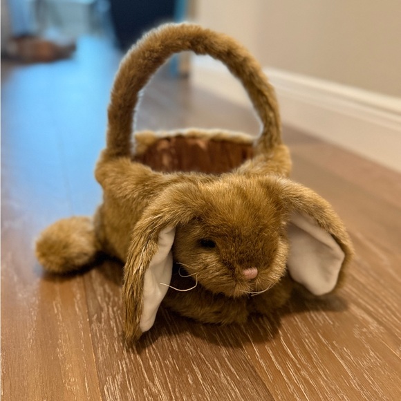 Bearington Other - Bearington Brown Bunny Easter Plush Basket